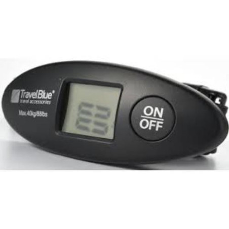 BASCULA DIGITAL PESA EQUIPAJE TRAVEL BLUE