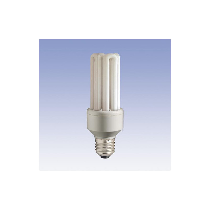 LAMPARA AHORRO ENERGIA MINI BLANCA NORMAL 23 W.