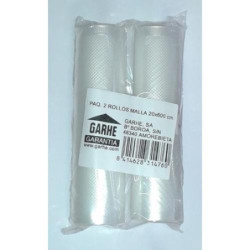 PAQUETE 2 ROLLOS MALLA ENVASE VACIO 20X600CM.31476