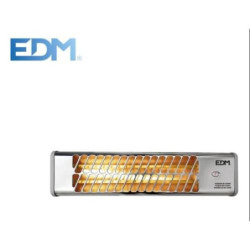 ESTUFA BAÑO CROMO QUARZO 600/1200W.ORIENTABLE 7108
