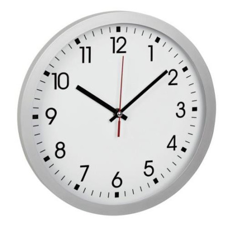 RELOJ PARED PLATA 300 MM. 60.3035.02 RELOJ PARED PLATA 300 MM. 60.3035.02
