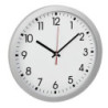 RELOJ PARED PLATA 300 MM. 60.3035.02