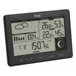 ESTACION METEO DIGITAL BTHR SENSOR TERMO-HIG NEGRO