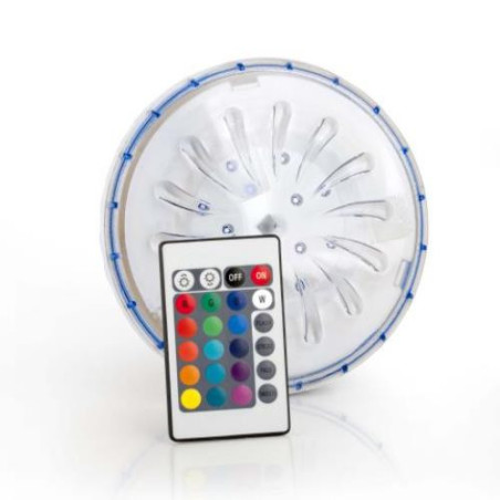 PROYECTOR LED COLOR P/PISCINA ELEV.C/MANDO PLED1C