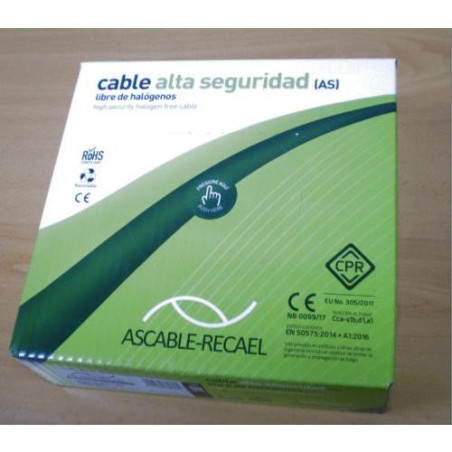 CABLE H07Z1-K CPR 1.5 MM. GRIS ( M. )