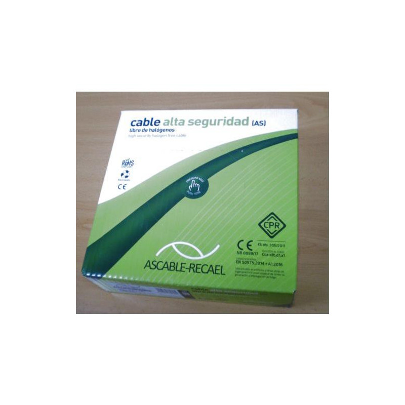CABLE H07Z1-K CPR 4 MM. NG ( M. ) CABLE H07Z1-K CPR 4 MM. NG ( M. )