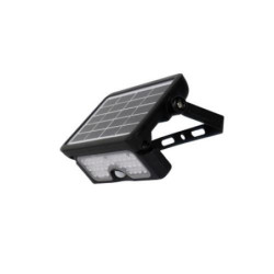 PROYECTOR SOLAR GUARDIAN PIR IP65 NEGRO 5W 550LM