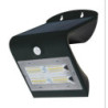 APLIQUE PARED SOLAR GUARDIAN IP44 3.2W.400LM.NEGRO