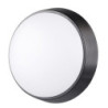 APLIQUE LED REDONDO NGO./BCO. 700LM 10W 4000K IP54