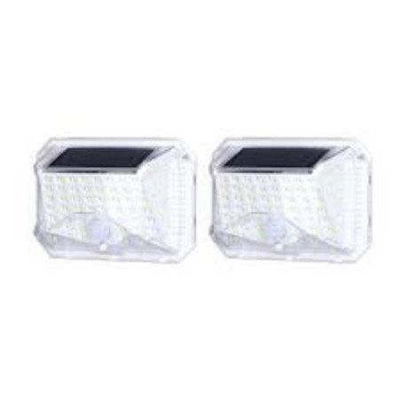 PACK 2 LAMPARAS SOLARES DE PARED CON SENSOR 211509