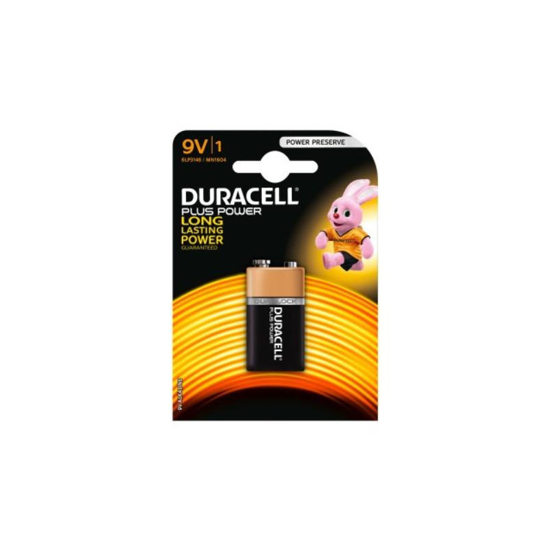 PILA ALCALINA PLUS POWER 9 V. PP 1 UNIDAD