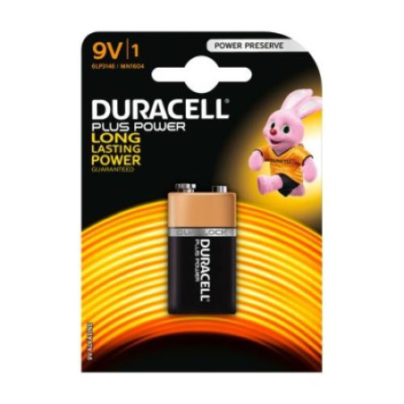 PILA ALCALINA PLUS POWER 9 V. PP 1 UNIDAD