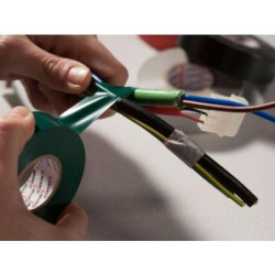 CINTA AISLANTE M13 20MX19MM. VERDE 26670