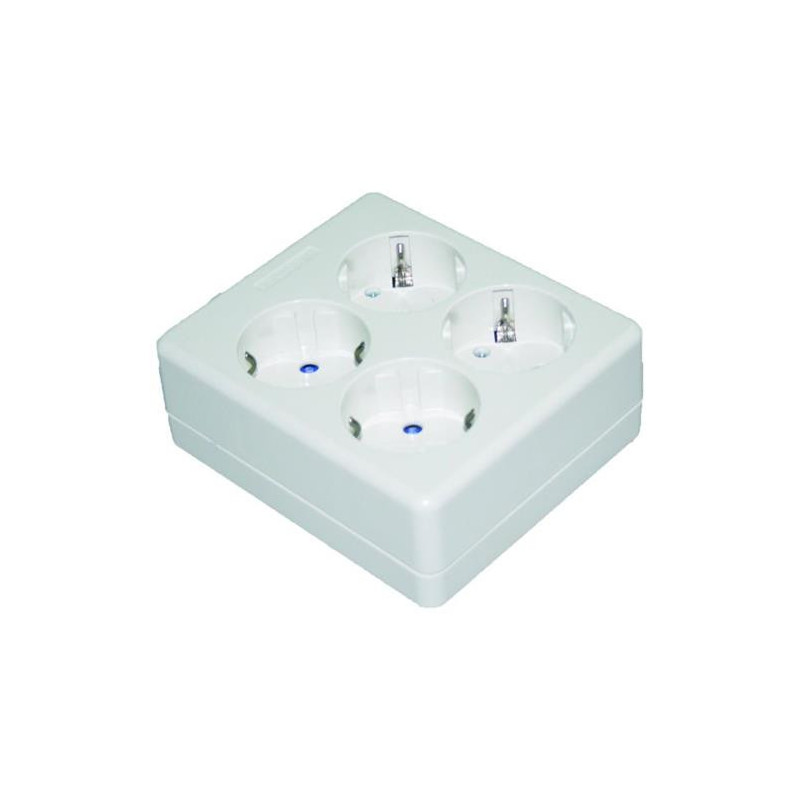BASE BIPOLAR CUADRADO 4 TOMAS TT. 16 AH. 8104 BASE BIPOLAR CUADRADO 4 TOMAS TT. 16 AH. 8104