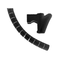 TAPACABLES ORDENADOR NEGRO 3 M. 15 MM.