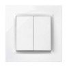 DOBLE CONMUTADOR BLANCO. SERIE 10 F1090397030