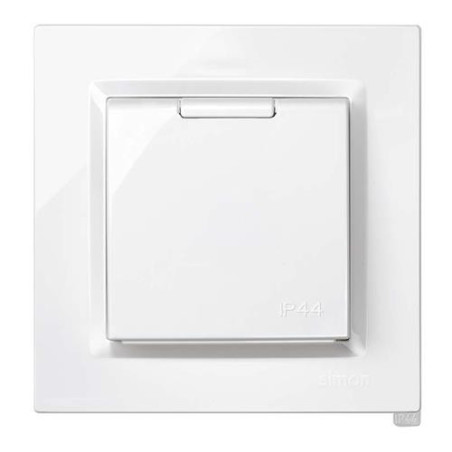 ENCHUFE SCHUKO MONOBLOC BLANCO. SER 10 F1091450030