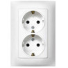 DOBLE BASE ENCHUFE C/TT BLANCO. SER 10 F1091459030