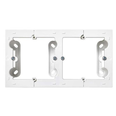 CAJA DOBLE SUPERFICIE BLANCO. SERIE 10 F1090752030