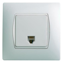 TOMA TELEFONO RJ-11 BLANCA G27480-35 S27
