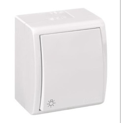 PULSADOR LUZ SERIE AQUARIUS IP54 FAQ15130