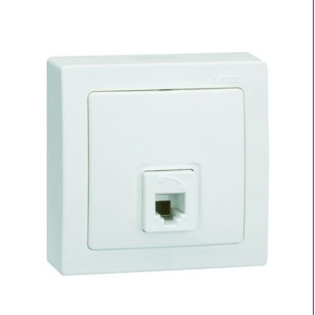 TOMA TELEFONO RJ-11 BLANCA G73480-20 S73