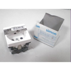 BASE ENCHUFE 2 PUNTOS+TOMA TIERRA BLANCO G2747265