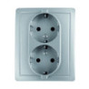 DOBLE BASE ENCHUFE CON TT. ALUMINIO F1591459026