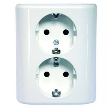 DOBLE BASE MONOBLOC EMPOTRAR BLANCO MS540108
