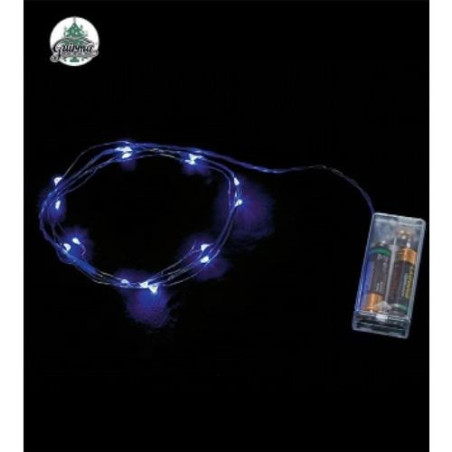 HILO 1 M. 10 LED AZUL PILAS 22052