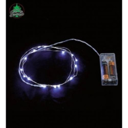 HILO 2 M. 20 LED BLANCO PILAS 22054