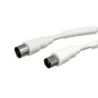 CABLE CONEXION TV BLANCA 1.5M. RG59 37.004/1.5