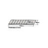 CUCHILLA PARA NH 1 (JUEGO 5) HB5B