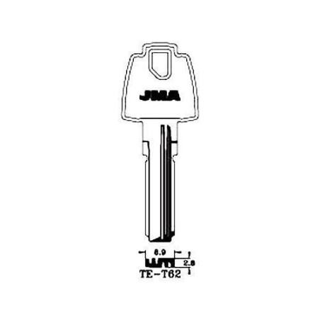 LLAVIN LATON SEGURIDAD TE-T62