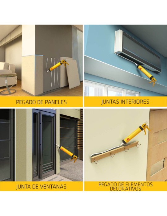 Sikaflex-111 Stick&Seal blanco 290 ML Cartucho