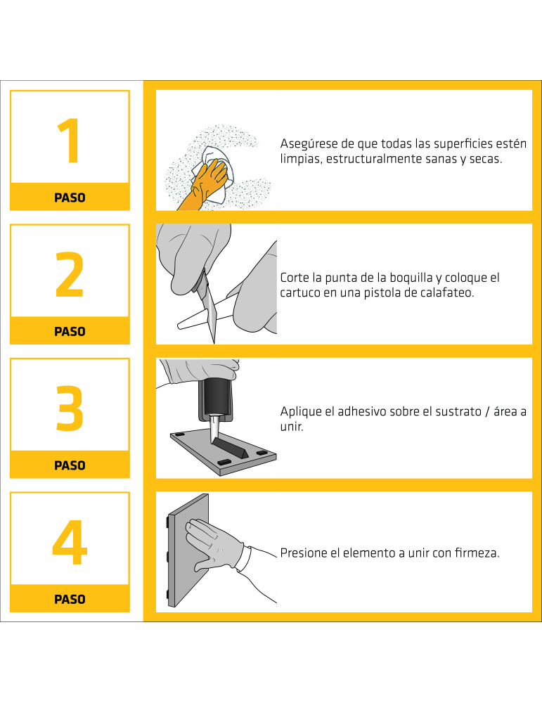 Sikaflex-111 Stick&Seal negro 290 ML Cartucho