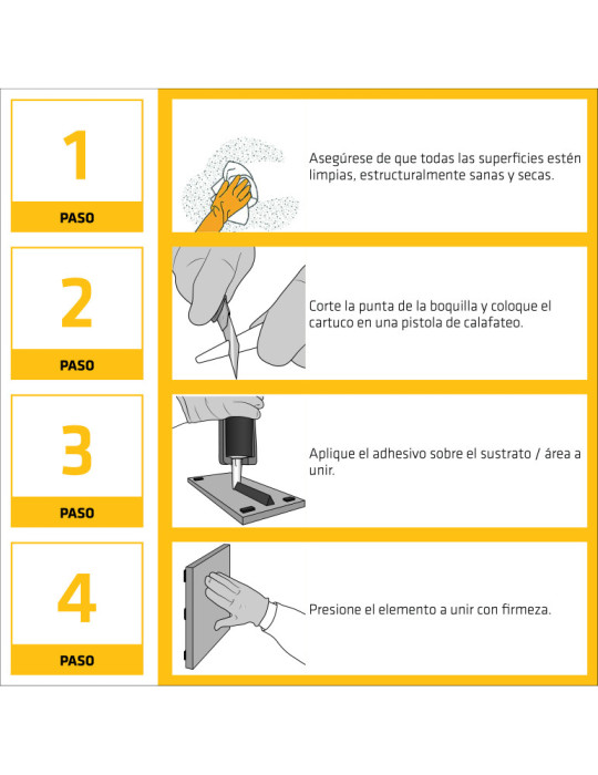 Sikaflex-111 Stick&Seal negro 290 ML Cartucho