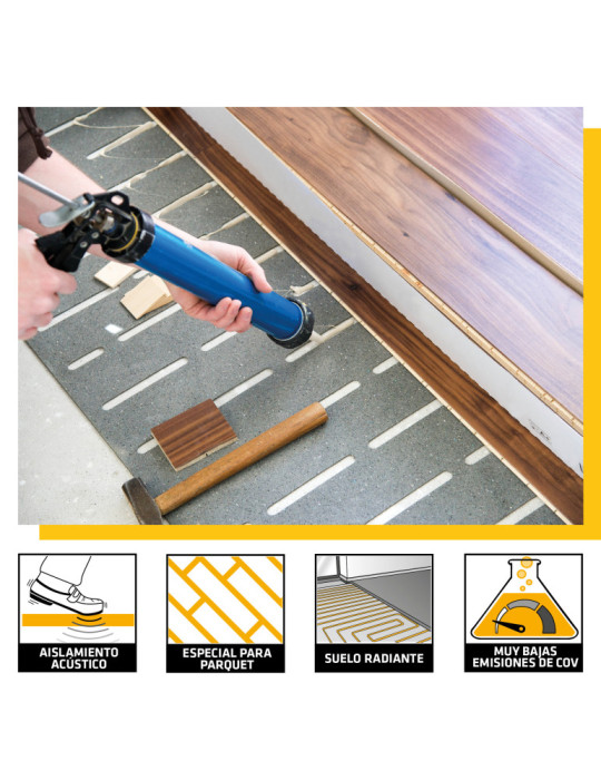 SikaBond-152 marrón parquet  600 ML Unipac