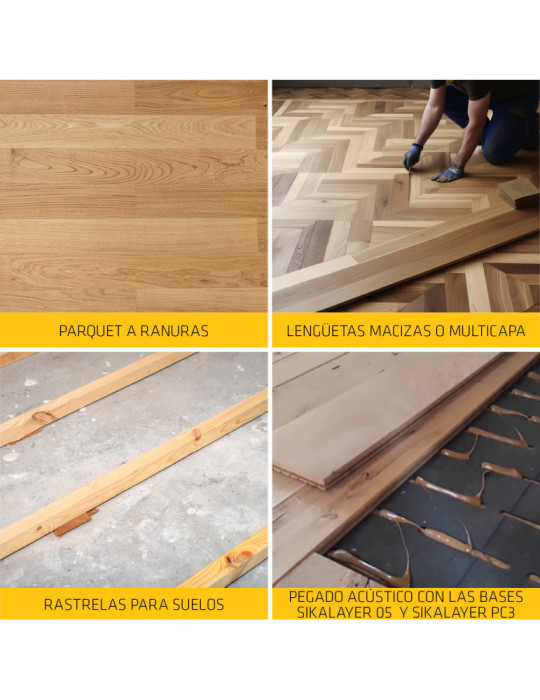 SikaBond-152 marrón parquet  600 ML Unipac