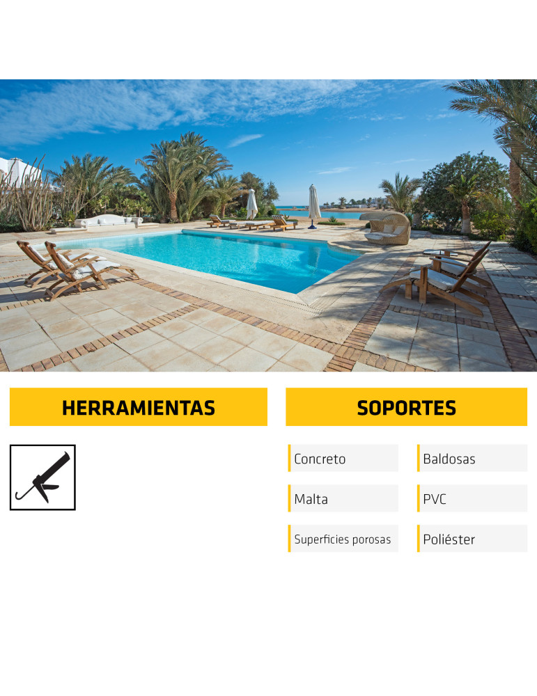Sikasil Pool  transparente 300 ML Cartucho