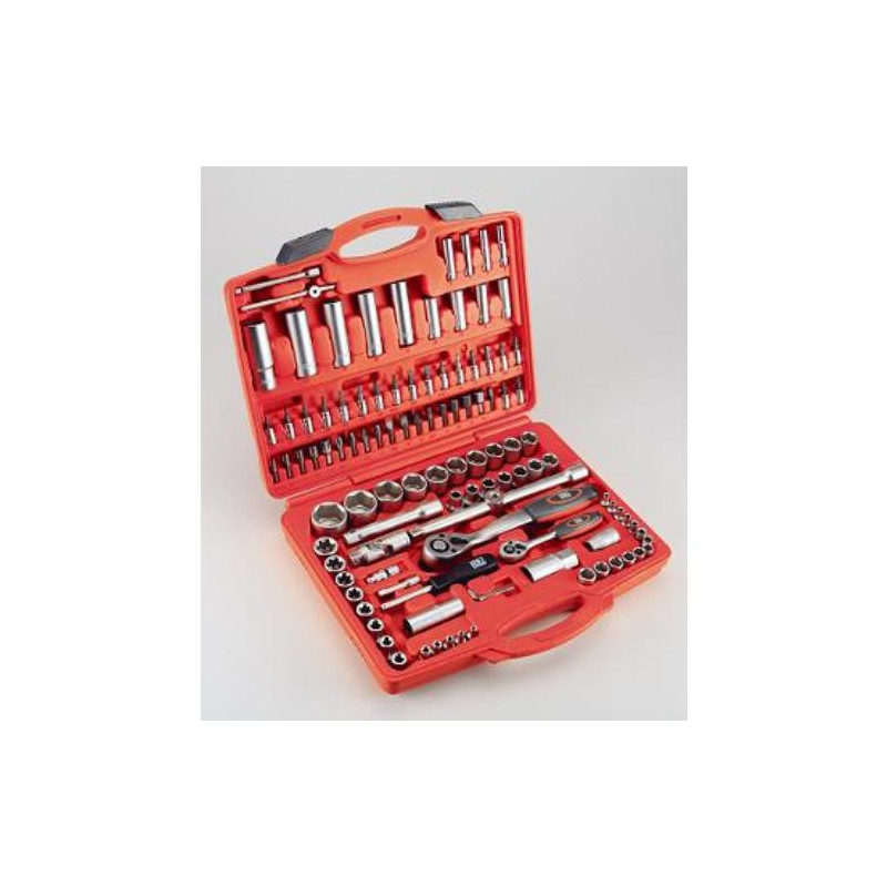 JUEGO LLAVE VASO 110 PIEZAS 1/2+1/4" 192393