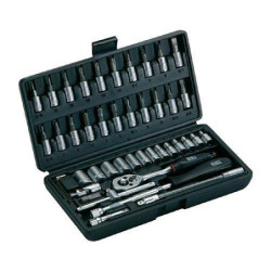 JUEGO LLAVE VASO 1/4" 46 PIEZAS 192394