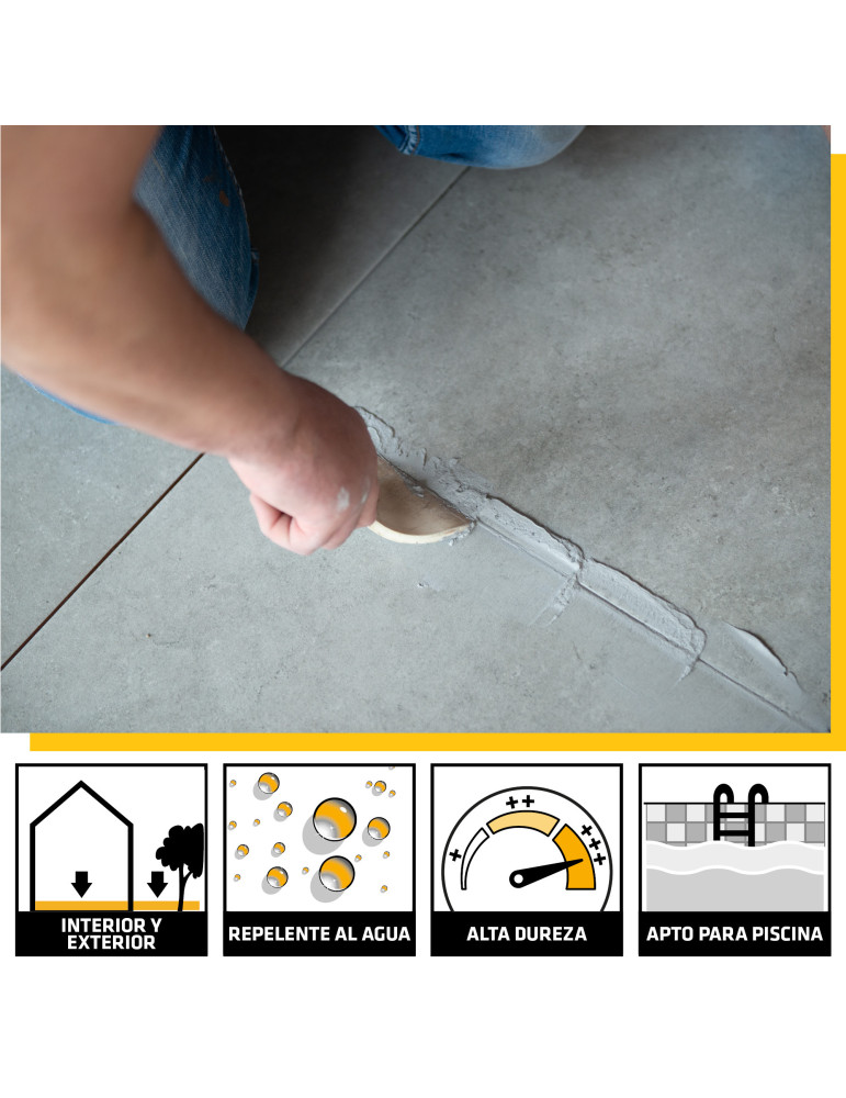 SikaCeram EpoxyGrout (AB) moon stone 5 KG Cubo