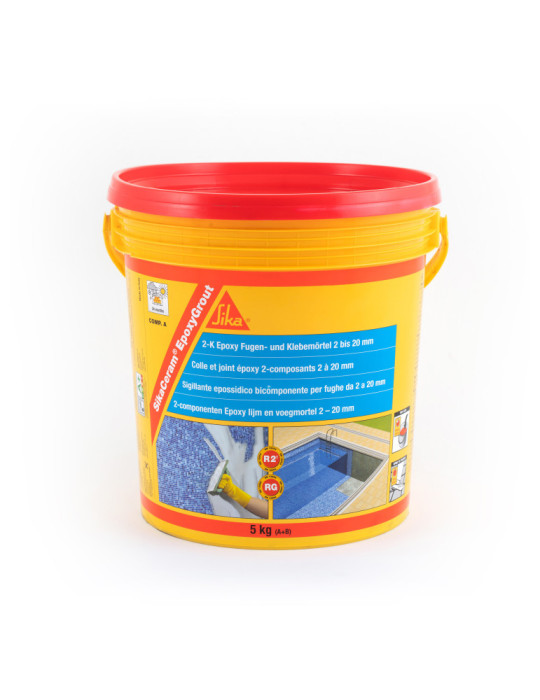 SikaCeram EpoxyGrout (AB) petra 5 KG Cubo