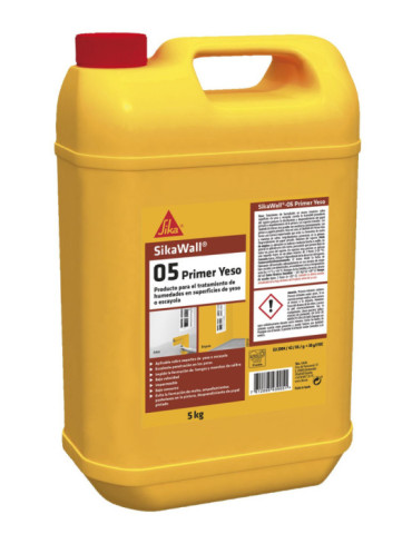 SikaWall-05 Primer Yeso   5 KG Garrafa