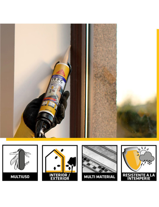 Sikaflex-11FC Purform gris hormigón 300 ML Cartucho