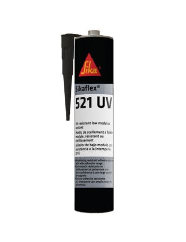 Sikaflex 521 UV Adhesivo sellador Negro 600cm 2