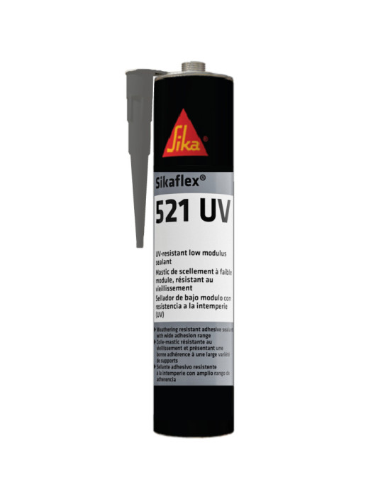 Sikaflex 521 UV Adhesivo sellador Negro 600cm