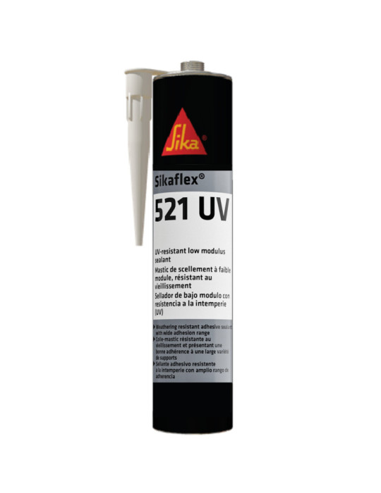 Sikaflex 521 UV Adhesivo sellador Negro 600cm