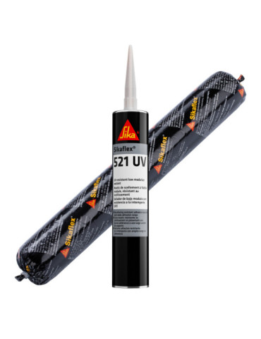 Sikaflex 521 UV Adhesivo sellador Negro 300cm